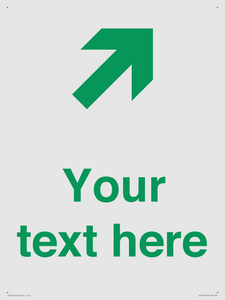 Custom Safe Condition inverse: Green Up right arrow